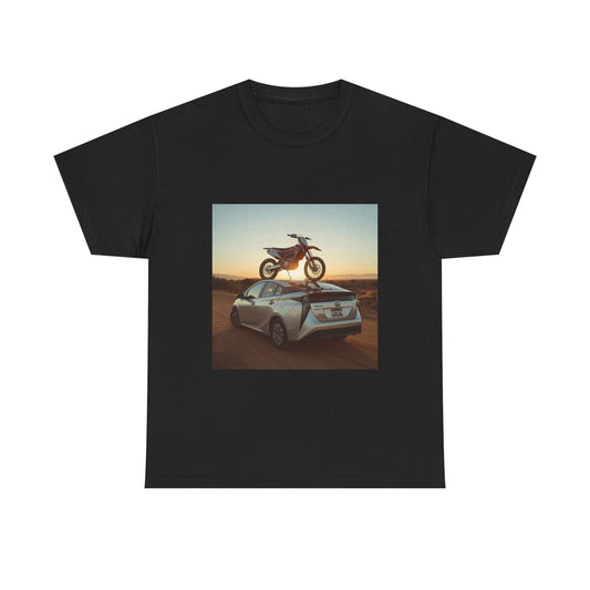 Dirt bike On Prius Tee