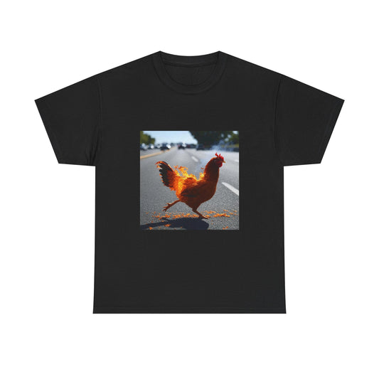 Chicken Crossing The Road Tee