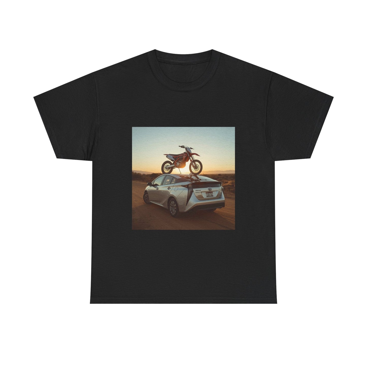 Dirt bike On Prius Tee