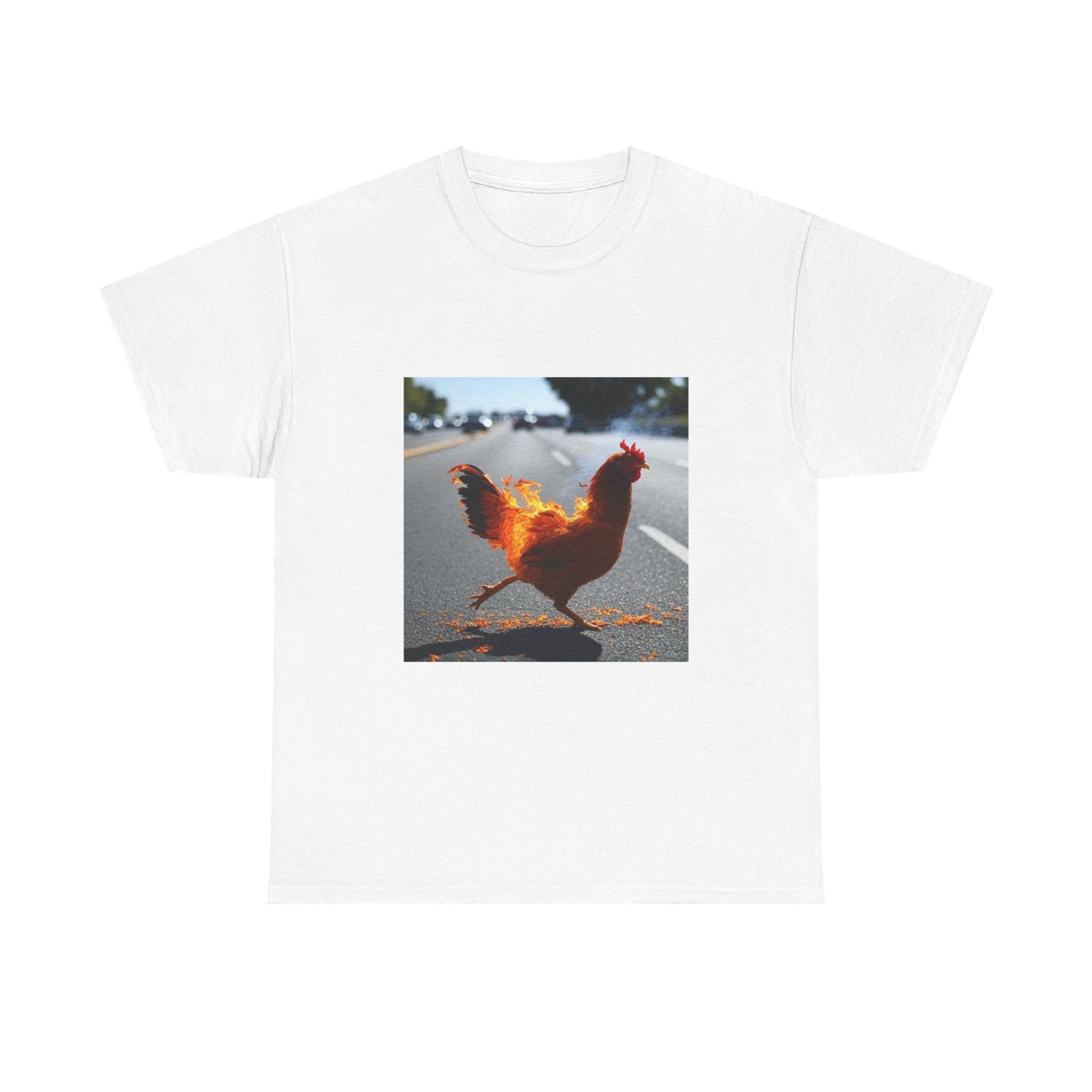Chicken Crossing The Road Tee