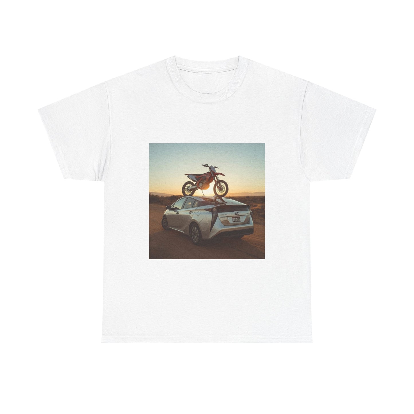 Dirt bike On Prius Tee