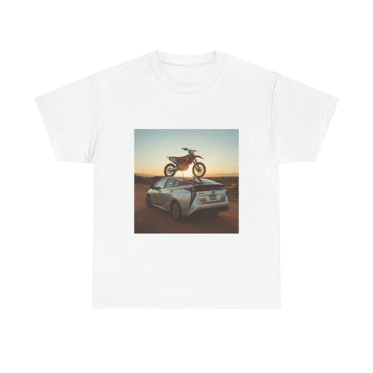 Dirt bike On Prius Tee