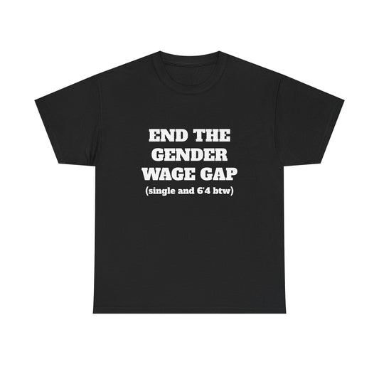 End the Gender Wage Gap Black Tee