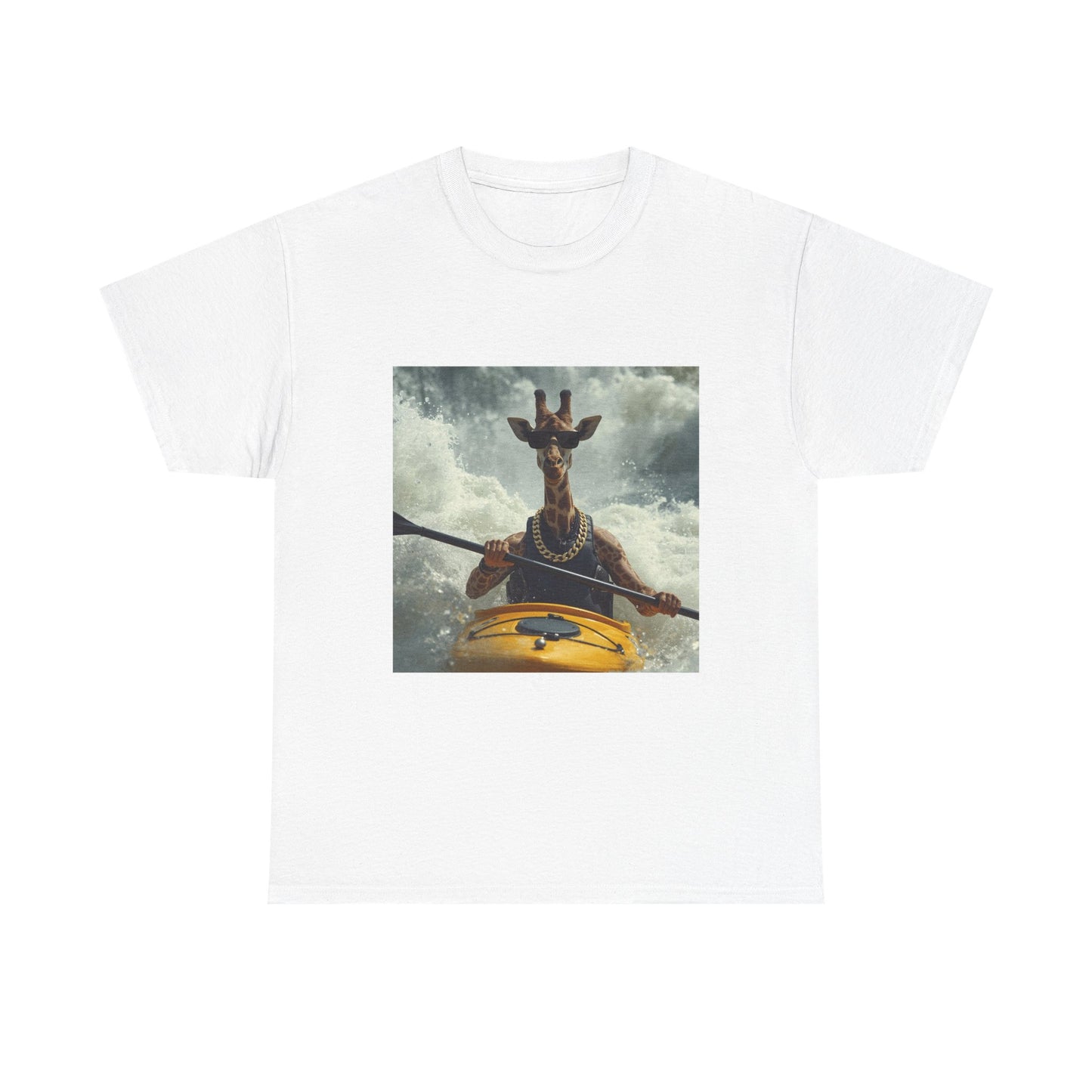 Giraffe Kayaking Tee