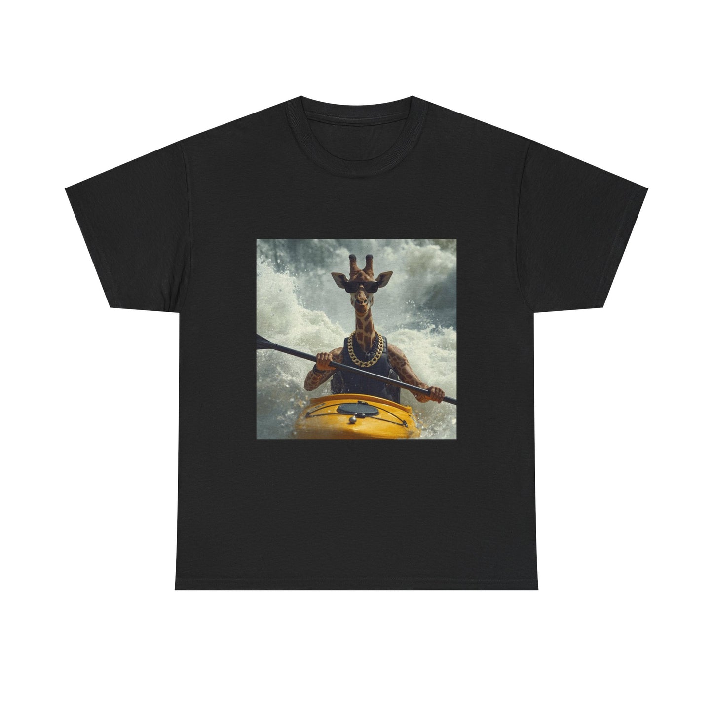 Giraffe Kayaking Tee