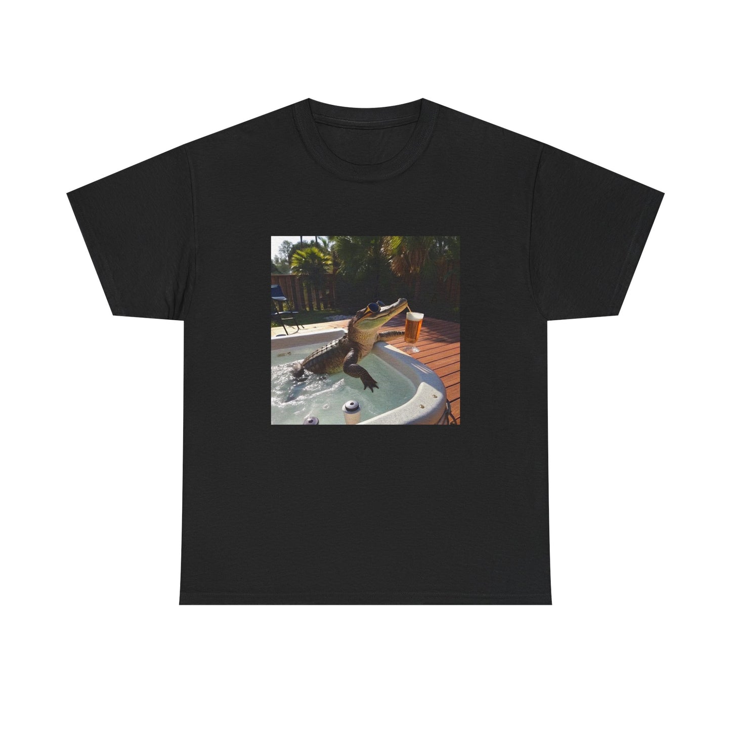 Crocodile Beer Hot Tube Tee