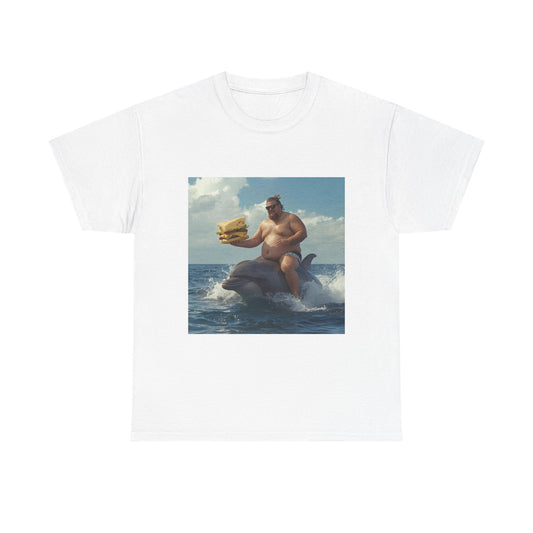 Guy Riding Dolphin Tee