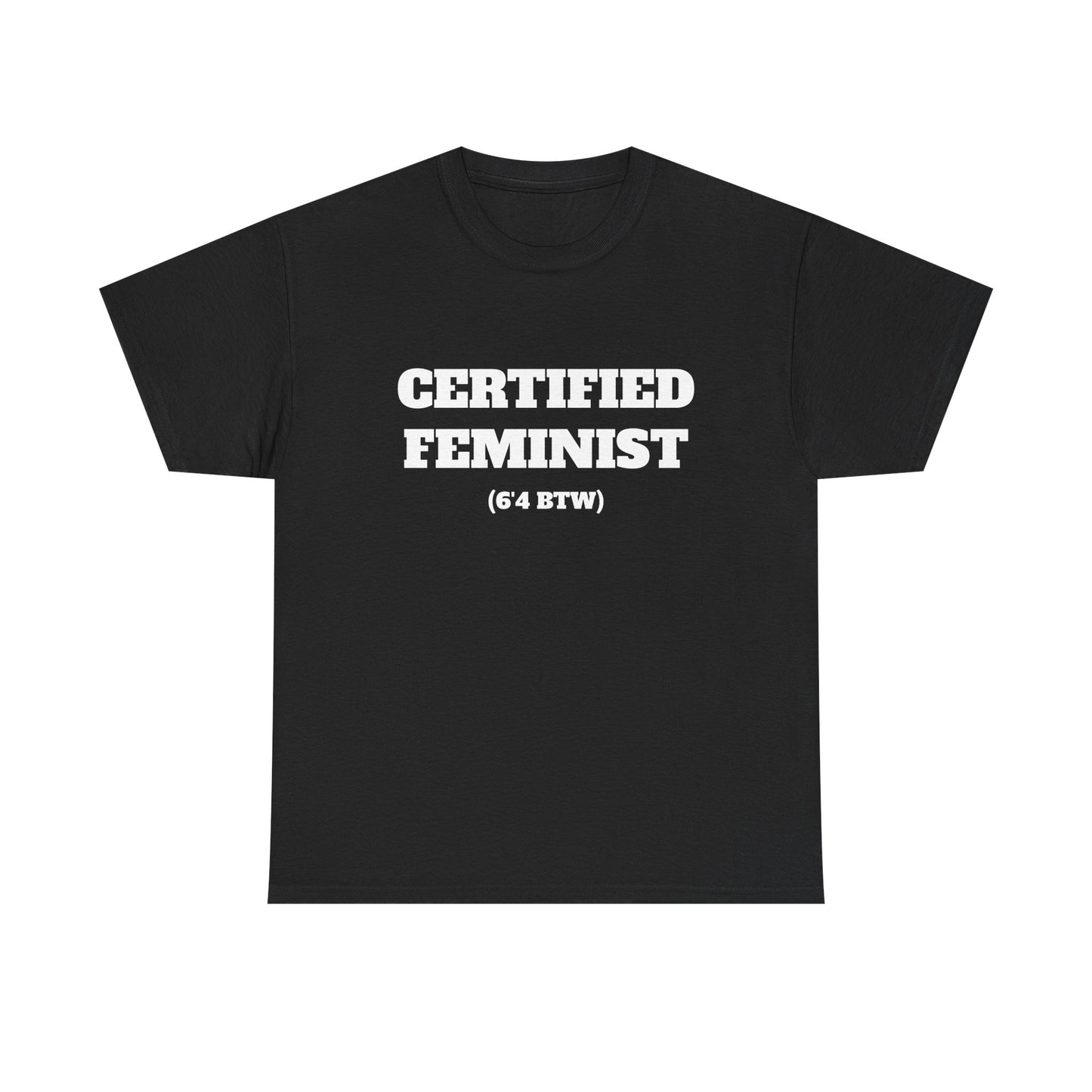Certified Feminist Black Tee