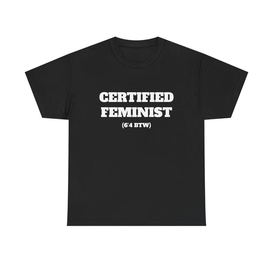 Certified Feminist Black Tee