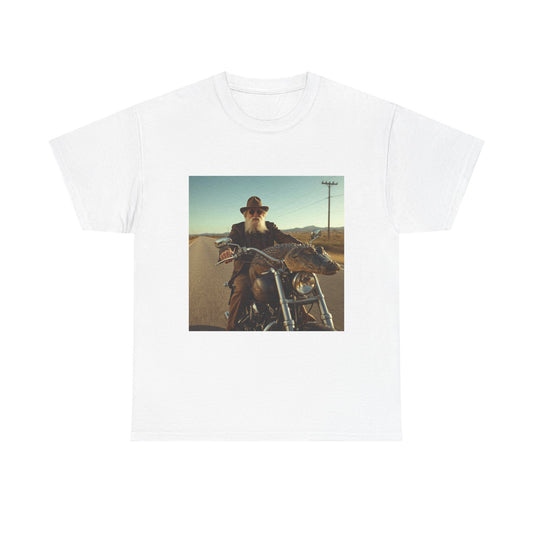 Biker With Crocodile Tee